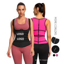 2021 steel bone plus szie slimming Custom Logo Women Body Shaper 100% Latex Waist Trainer Vest